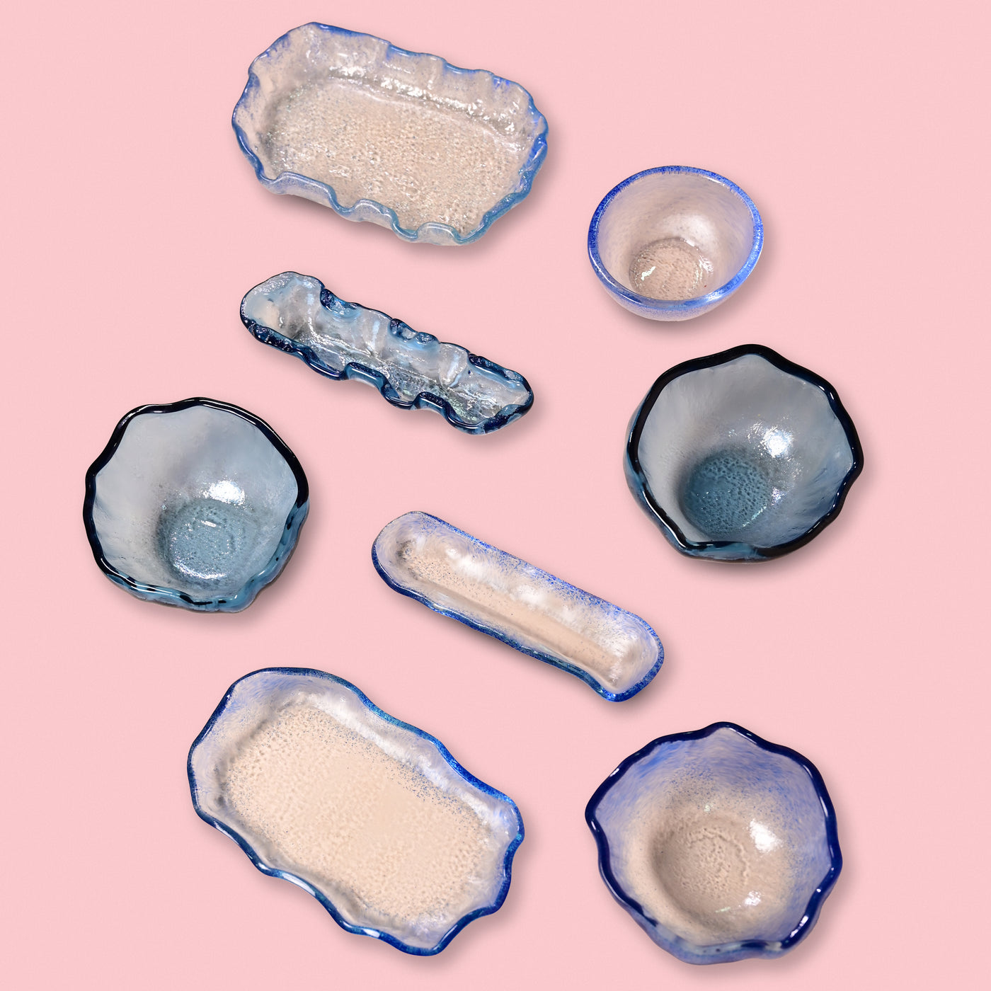 Example hand-fused glass piece